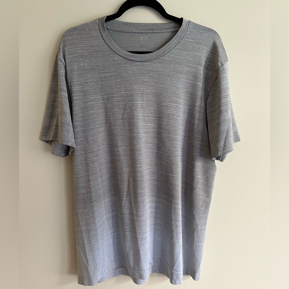 Uniqlo DRY-EX Crew Neck Short-Sleeve T-Shirt XL Gray active wear